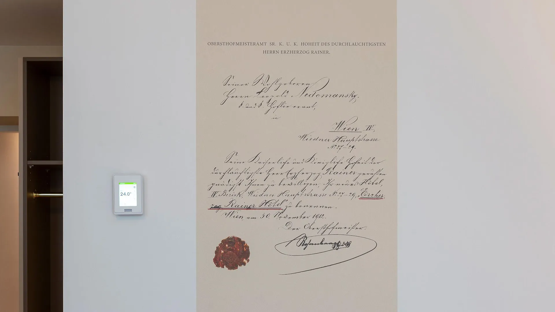 ****  Hotel Erzherzog Rainer Vídeň Rakousko